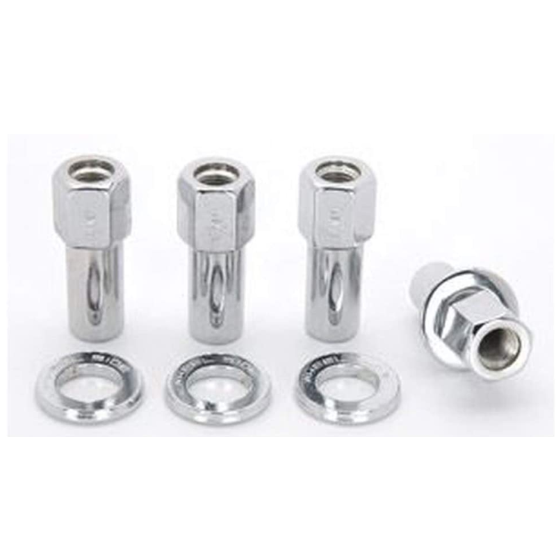 Weld Open End Lug Nuts w/ Centered Washers 1/2in. RH - 4pk.