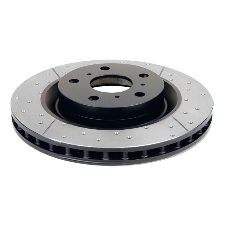 DBA 97-04 Corvette C5/C6 Rear Drilled & Slotted Street Series Rotor