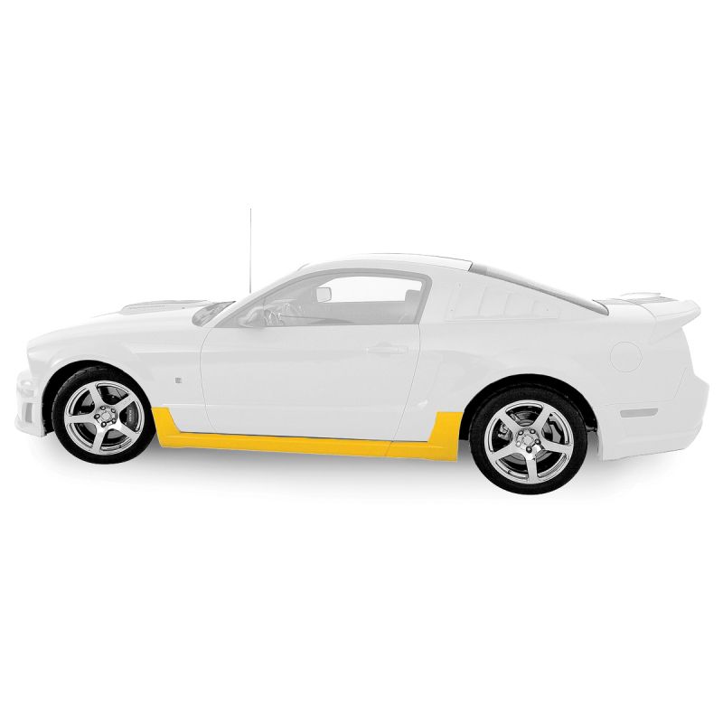 ROUSH 2005-2009 Ford Mustang 4.0L/4.6L Unpainted Side Skirt Kit