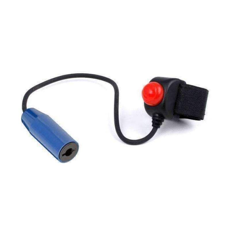 Rugged Radios PTT-MC-VM Motorcycle RACE Push to Talk (PTT) Velcro Mount with Nexus Jack