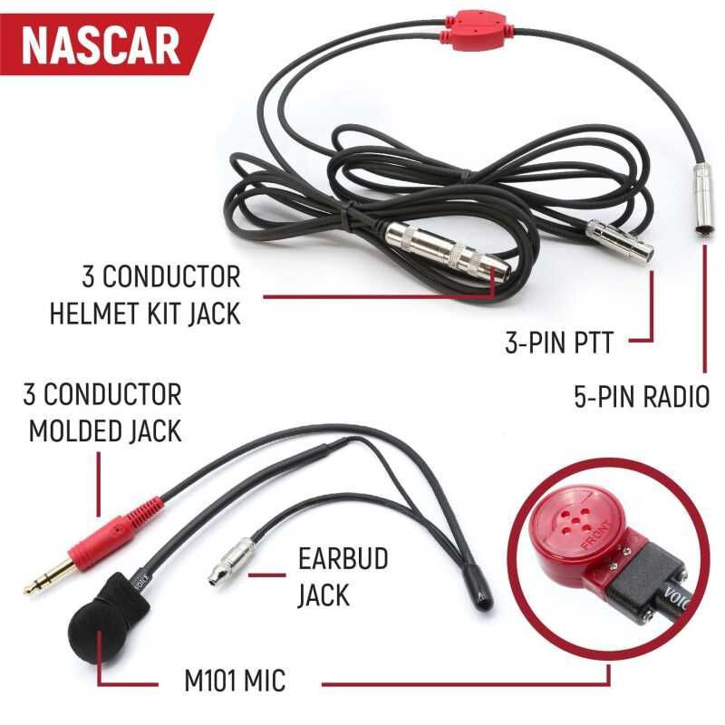 Rugged Radios IMSA-RDH-U NASCAR and IMSA Racing Comm System IMSA / RDH16 / Black