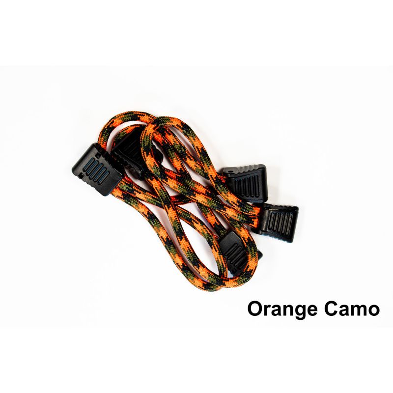 Fishbone Offroad Paracord Zipper Pulls 5 Pcs Orange Camo