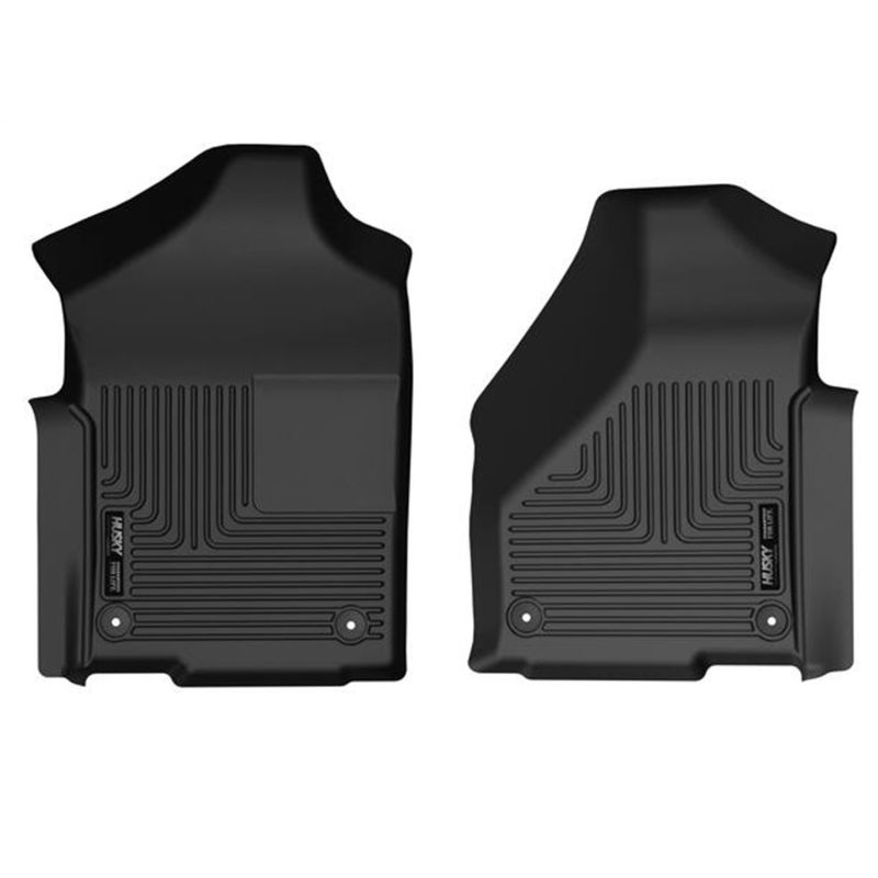 Husky Liners 13781 19-22 RAM 2500/3500 Std Cab (Vinyl Floor) WeatherBeater Front Floor Liners - Black