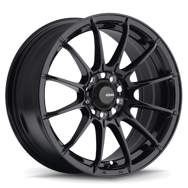 Konig Dial In 15x9 4x100 ET35 Gloss Black
