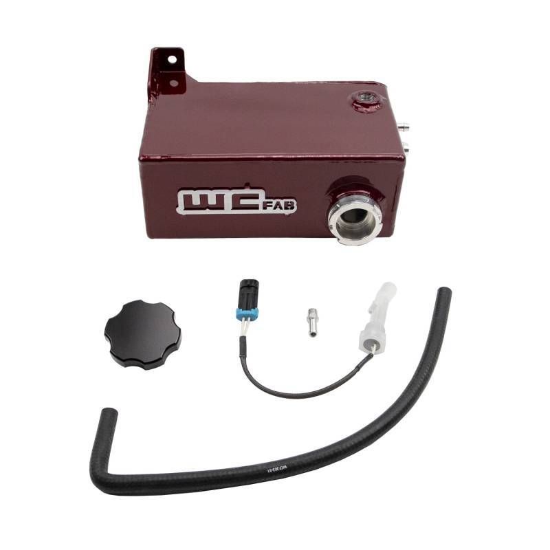 Wehrli WCF100647-FG 11-16 Chevrolet 6.6L LML Duramax OEM Placement Coolant Tank Kit - Fluorescent Green