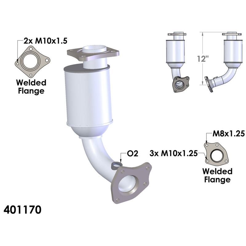 OEM Industries 401170 Catalytic Converter