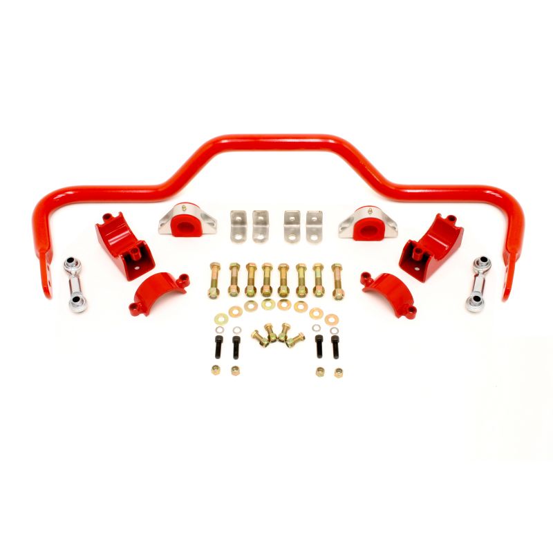 BMR 78-87 G-Body w/ 3in Axles Rear Solid 1.375in Xtreme Anti-Roll Bar Kit - Red