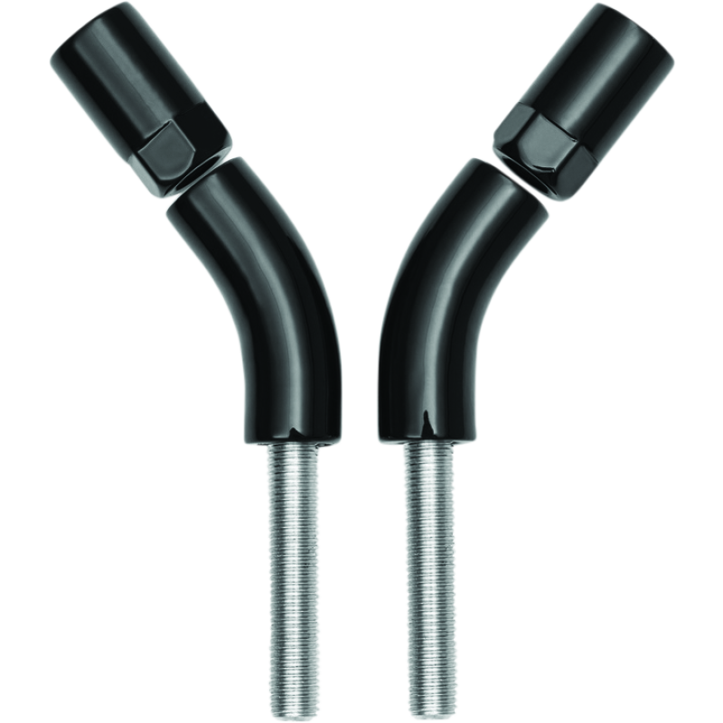 Kuryakyn 1216 Mirror Stem 3in Outward Extenders Black