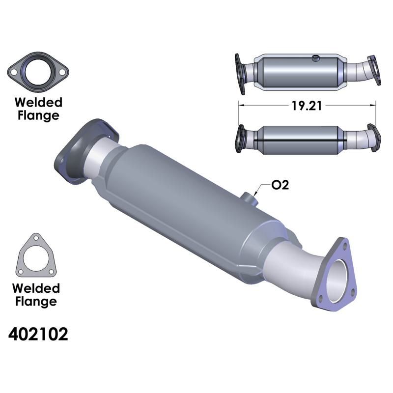OEM Industries 402102 Catalytic Converter