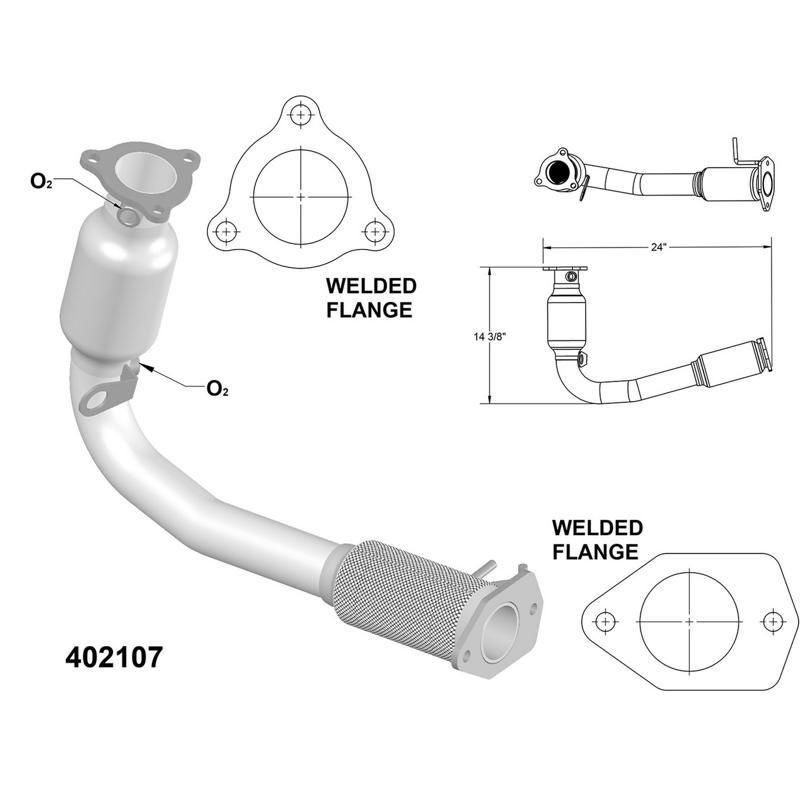 OEM Industries 402107 Catalytic Converter
