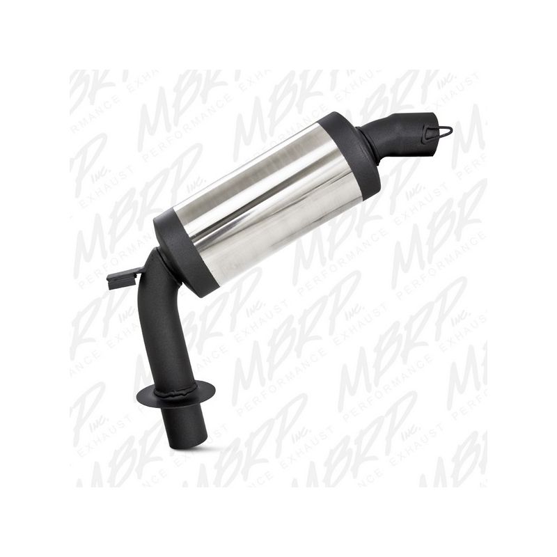 MBRP Exhaust 4060210 Race Muffler; Bolt-on Design; Packed Muffler.