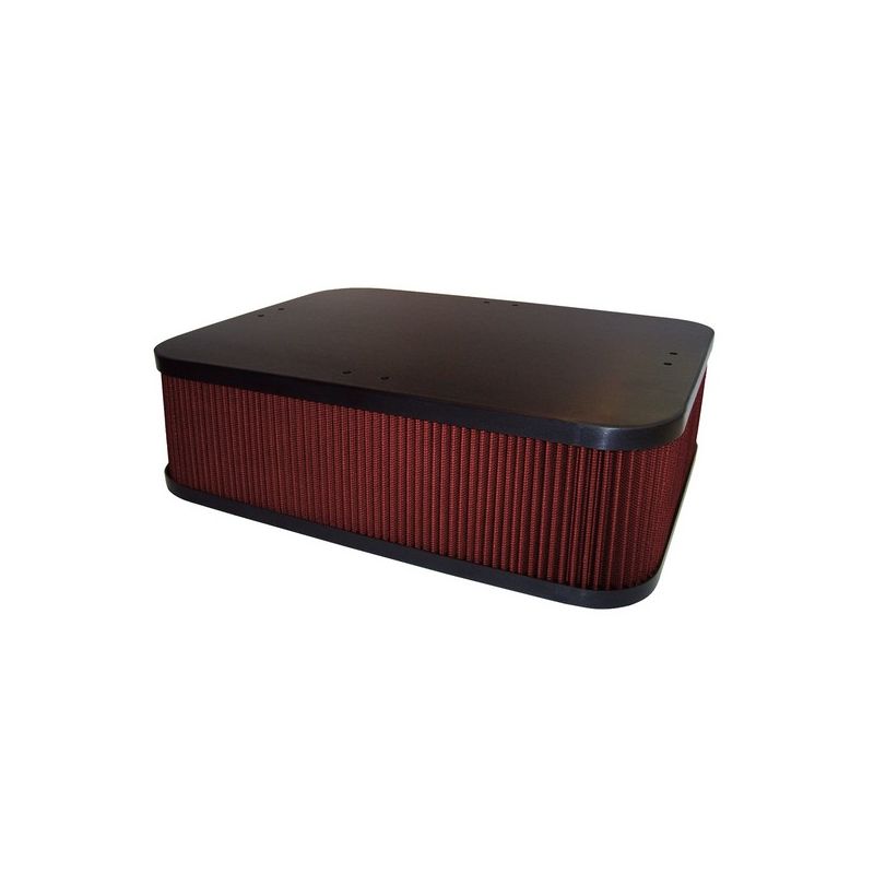 Green Filter USA 4069 Sprint Car Airbox and Filter Kit; H 5", (Red)