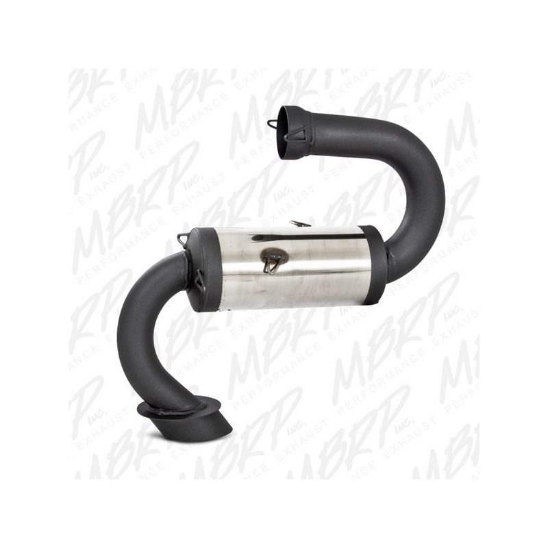 MBRP Exhaust 4090210 Race Muffler; Bolt-on Design; Packed Muffler.