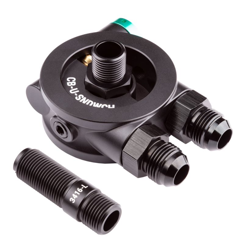 Chase Bays CB-JZ-SNDWCH Toyota 1JZ/2JZ Oil Cooler Block Adapter Kit