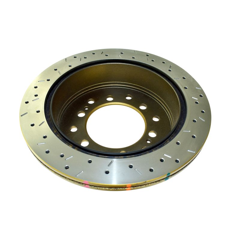 DBA 10+ Toyota 4Runner/FJ Cruiser Rear Drilled and Slotted 4000 Series Rotor