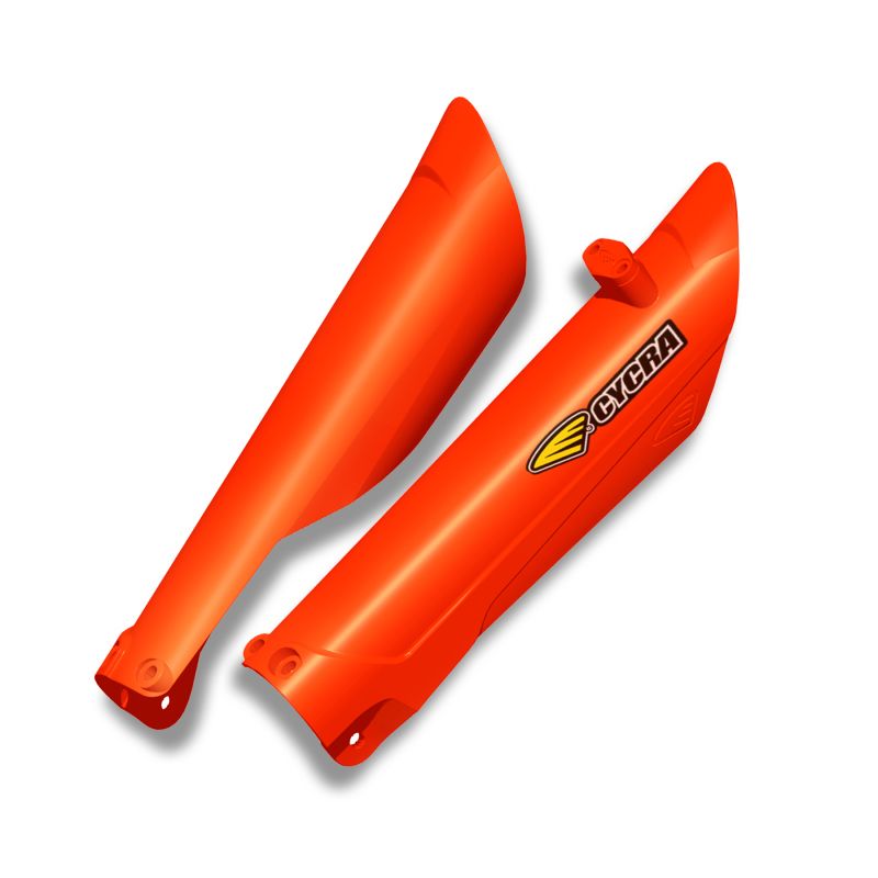 Cycra 1CYC-6905-23 15-22 KTM SX/SXF/XC/XCF 16-22 XCW/EXC Fork Guards - 2016 Orange