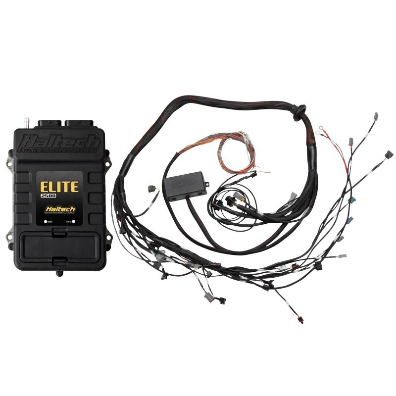 Haltech HT-151326 Elite 2500 Terminated Harness ECU Kit w/EV1 Injector Connectors