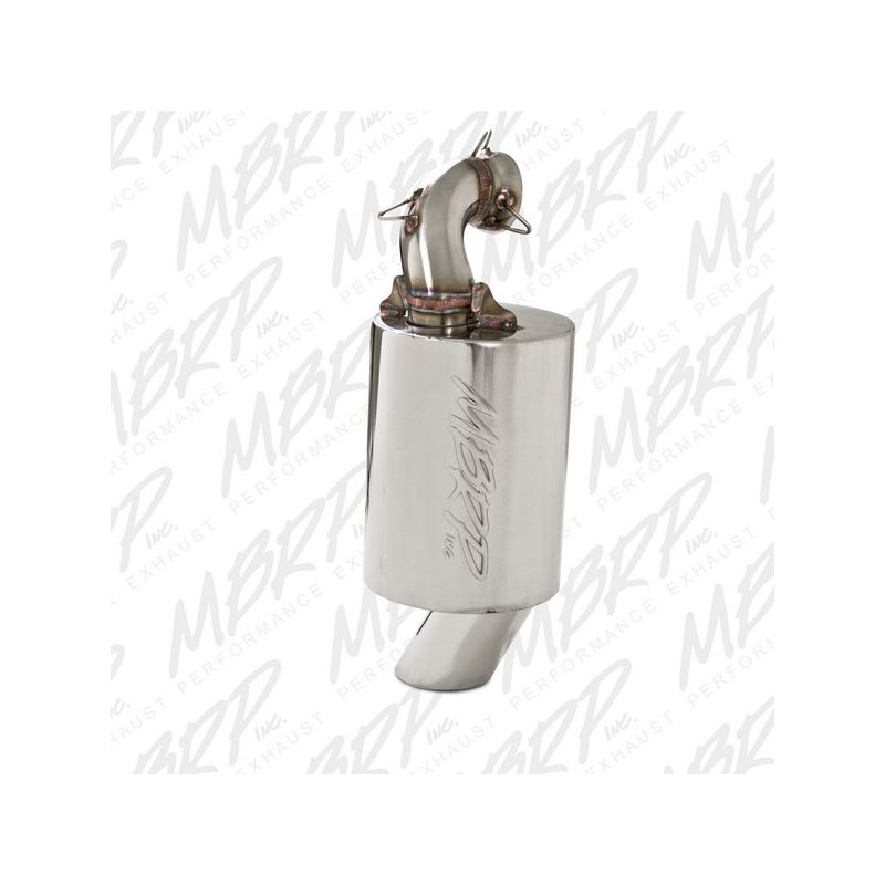 MBRP Exhaust 428T209 Trail Muffler; Bolt-on Design; Packed Muffler.