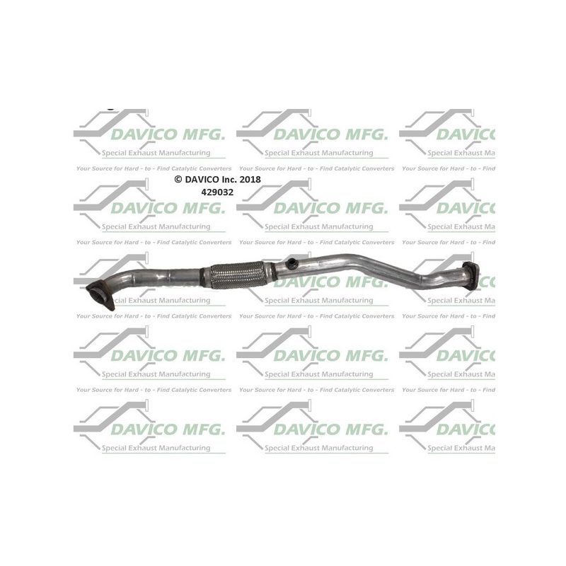 Davico Mfg 429032 Prebent exhaust pipe