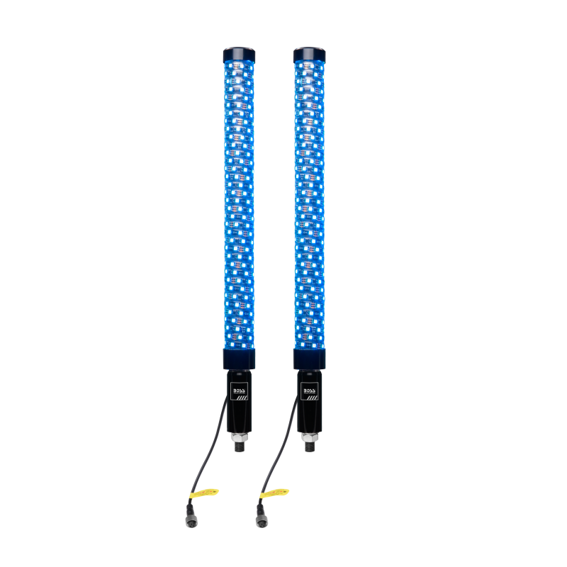 Boss Audio XP2PF 24in. 360 Degree LED RGB Whip Lights - Pair