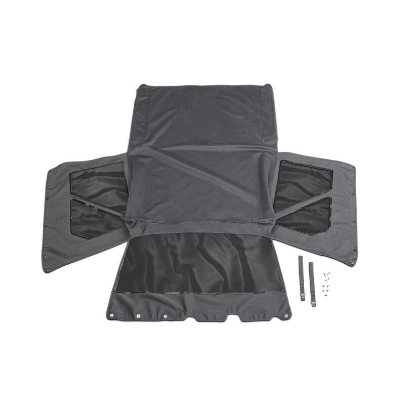 Rampage 98635 1986-1994 Suzuki Samurai Soft Top OEM Replacement - Black Diamond