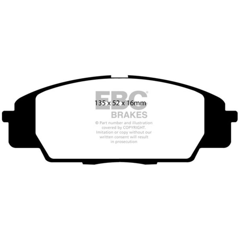 EBC UD829 07-11 Acura CSX (Canada) 2.0 Type S Ultimax2 Front Brake Pads
