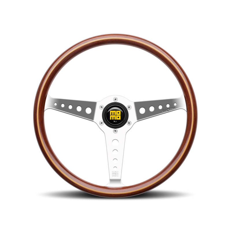 Momo California Wood Steering Wheel 360 mm - Mahogany Wood/Pol Spokes
