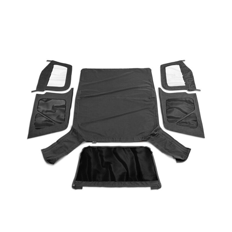 Rampage 99515 1997-2006 Jeep Wrangler(TJ) OEM Replacement Top - Black Denim