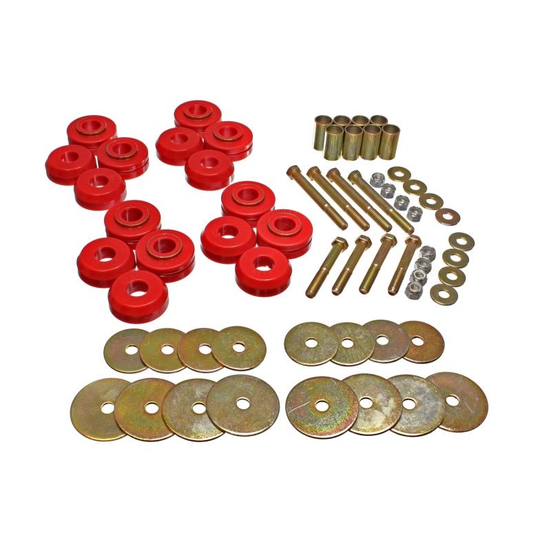 ENERGY SUSPENSION ENE4-4110R 66-77 Bronco Body Mnt w/Hardware