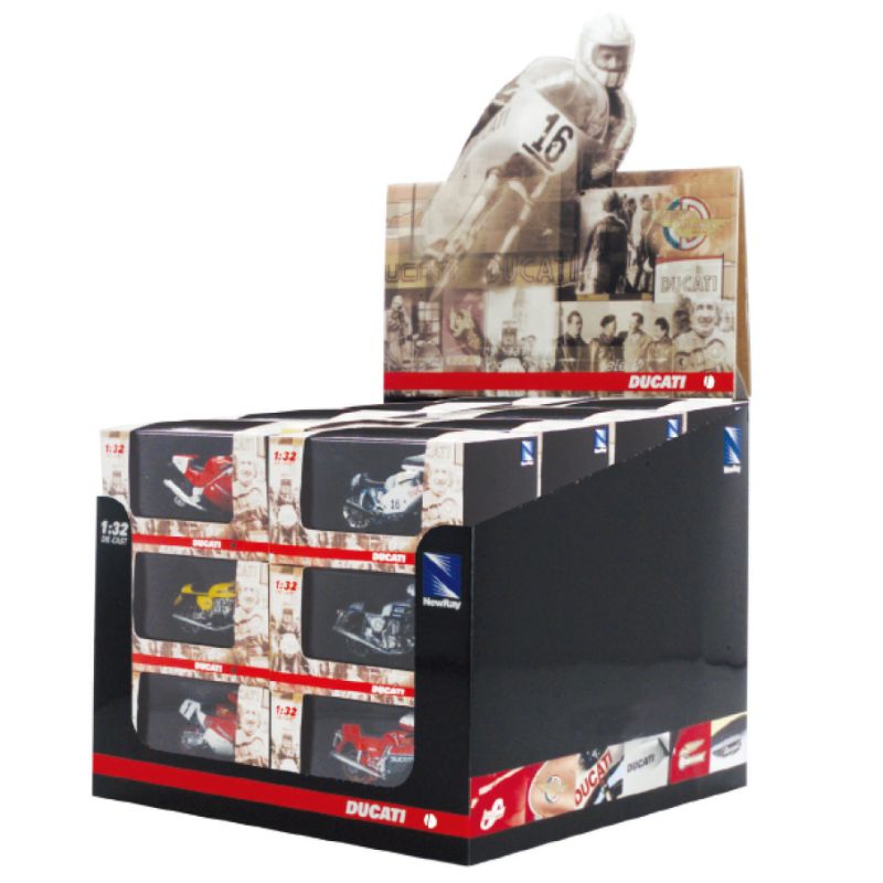 New Ray Toys 06037IA New Ray Tops Ducati Series Assortment/ Scale - 1:32