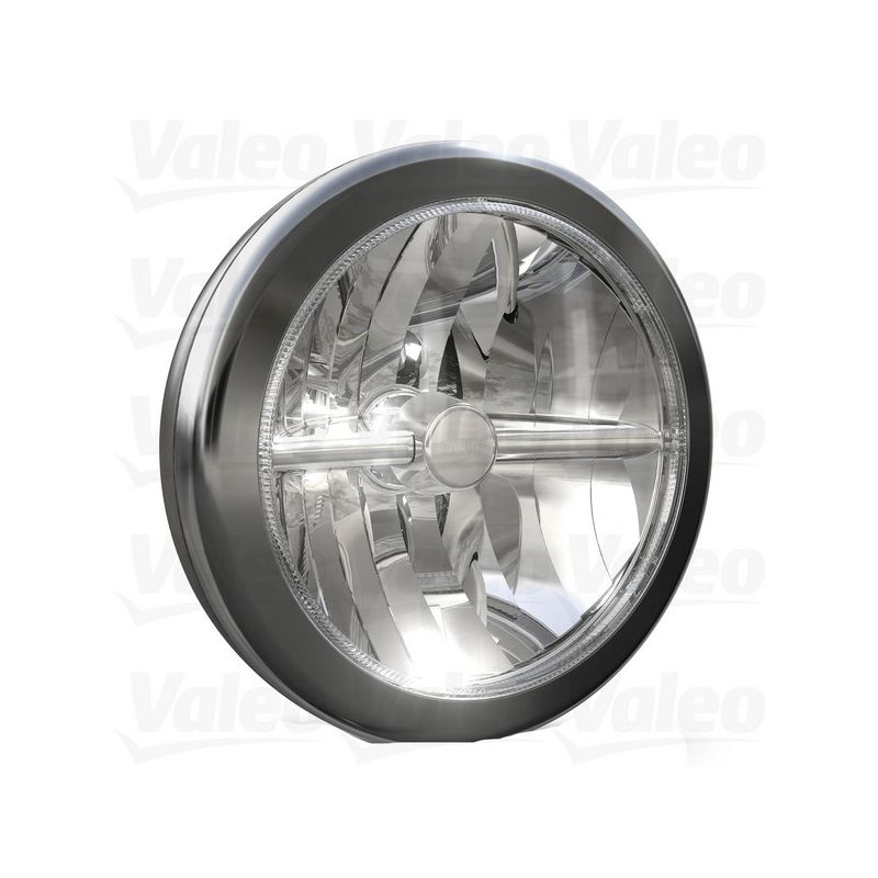 Valeo 45306 Universal CIBIE Super Oscar LED 9" Black & Chrome
