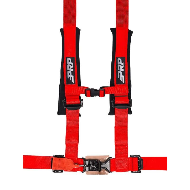 PRP Seats SB4.2LL-R PRP 4.2 Harness with Latch / Link Lap Belt- Red