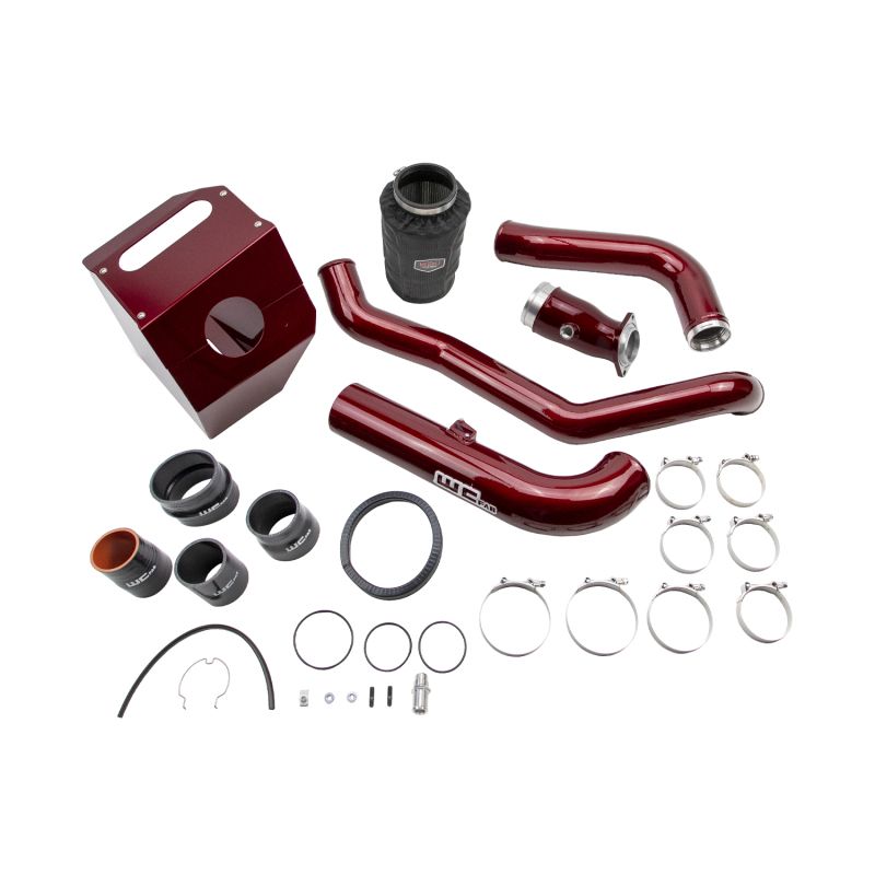 Wehrli WCF100441-RED 17-19  Chevrolet 6.6L L5P Duramax High Flow Intake Bundle Kit  Stage 2 - Red