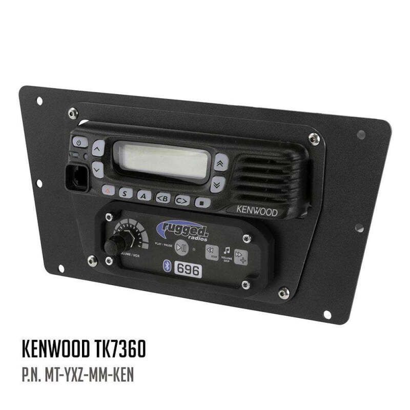 Rugged Radios MT-YXZ-MM-MOTO Yamaha YXZ Multi-Mount Motorola CM300D and Motorola/Vertex VX2200