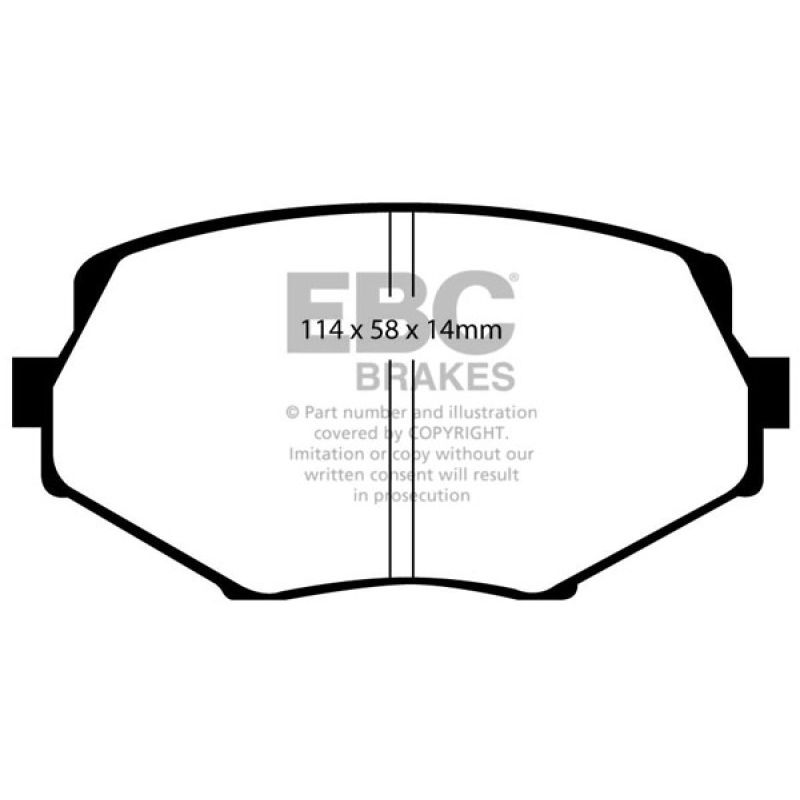 EBC DP21002 94-01 Mazda Miata MX5 1.8 Greenstuff Front Brake Pads