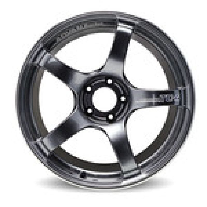Advan YAD8H31EBGR TC4 18x8.5 +31 5-114 Racing Black Gunmetallic & Ring Wheel