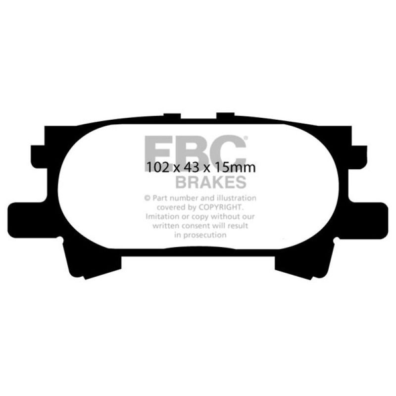 EBC 04-07 Lexus RX330 3.3 Ultimax2 Rear Brake Pads