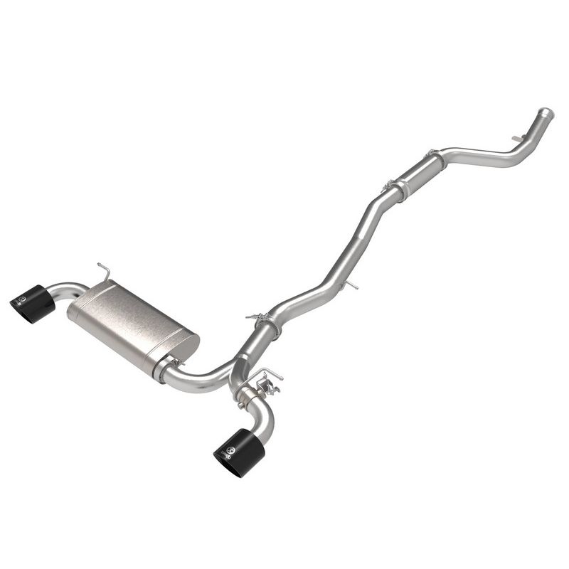 aFe Power 49-36050-B Takeda 3 IN to 2-1/2 IN 304 Stainless Steel Cat-Back Exhaust System w/ Black Tip