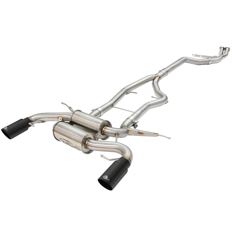 aFe Power 49-36328-B MACH Force-Xp 3 IN to 2-1/2 IN Stainless Steel Cat-Back Exhaust w/ Black Tip