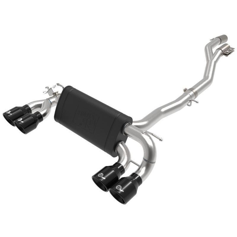 aFe Power 49-36350-B MACH Force-Xp 3 to 2-1/2 IN Stainless Steel Cat-Back Exhaust System w/Black Tip