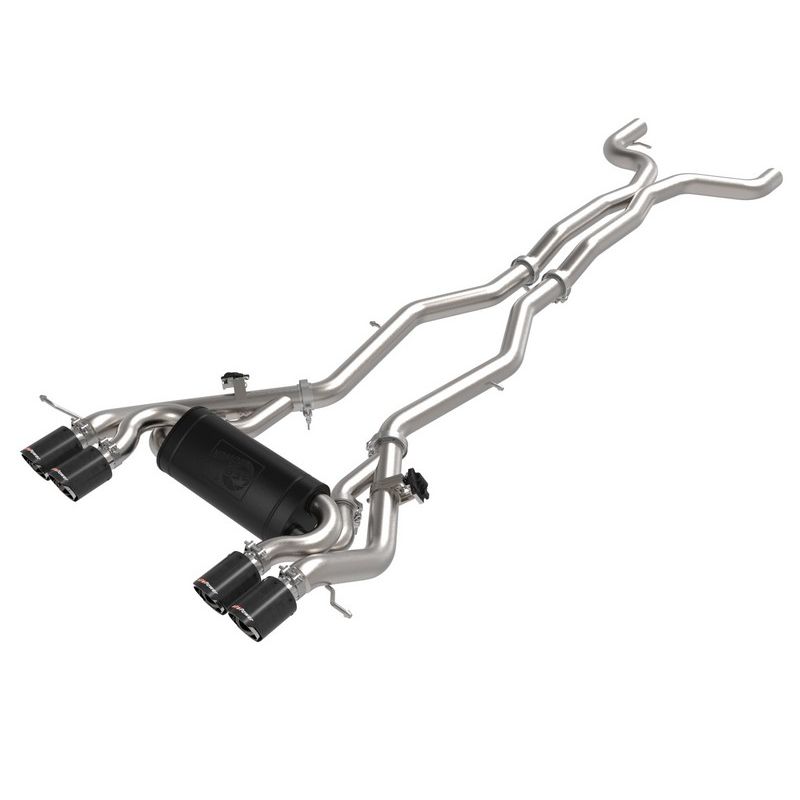 aFe Power 49-36351-C MACH Force-Xp 3 IN to 2-1/2 IN Stainless Steel Cat-Back Exhaust System Carbon