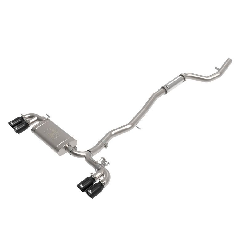 aFe Power 49-36352-B MACH Force-Xp 3 IN to 2-1/2 IN Stainless Steel Cat-Back Exhaust System Black