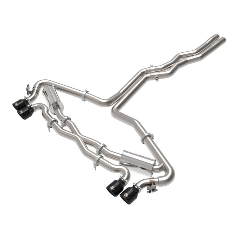 aFe Power 49-36448-B MACH Force-Xp 3 IN to 2-1/2 IN Stainless Steel Cat-Back Exhaust System Black