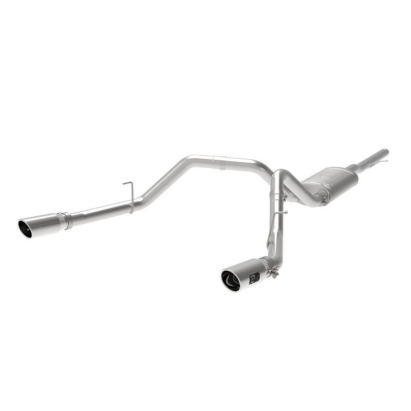 aFe Power 49-44112-P Apollo GT Series 3 IN 409 Stainless Steel Cat-Back Exhaust System w/ Polish Tip