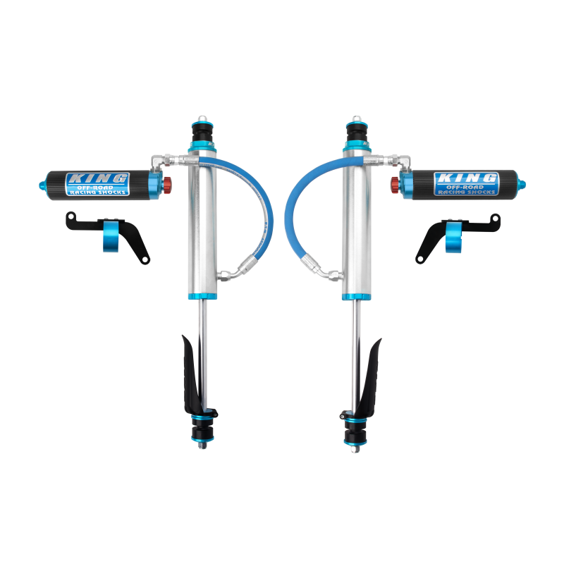 King Shocks 97+ Nissan Patrol Y61 Frt 2.5 Dia Shock Remote 2.5 Fin Res 3-5in Lift w/Adj/Brkt (Pair)