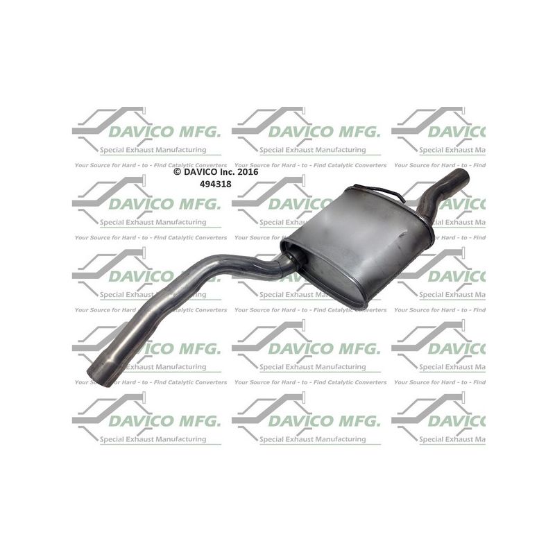 Davico Mfg 494318 Direct fit Muffler
