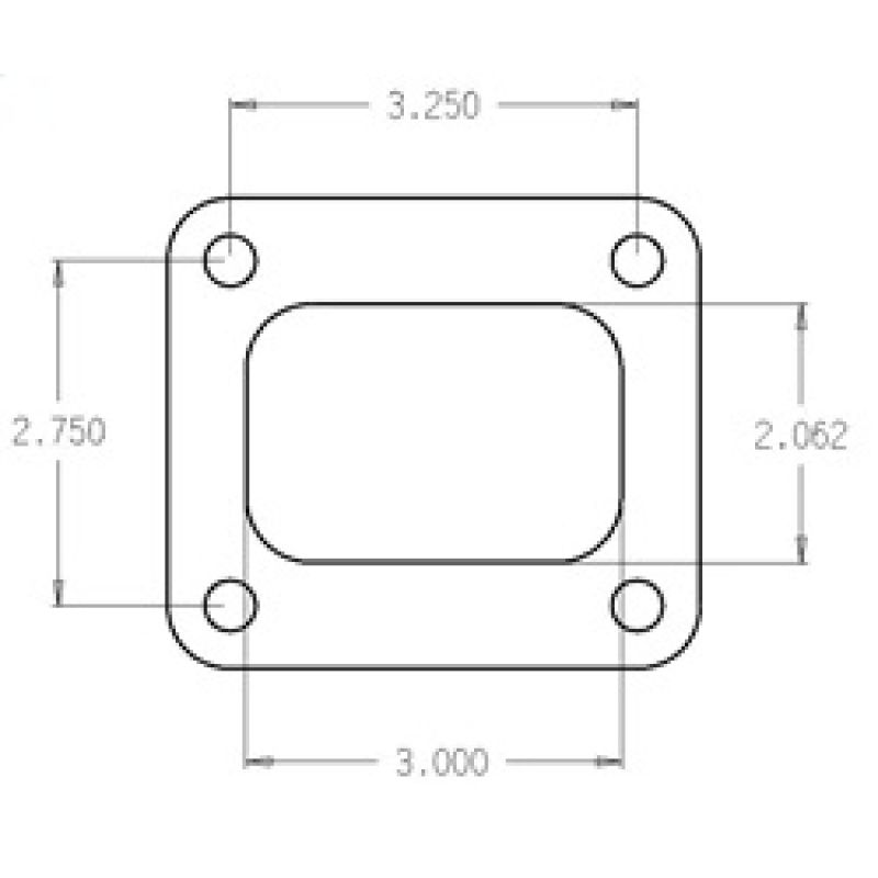 Cometic Gasket C4516 Cometic Turbo FLG T4 Garrett Exh Inlet .010in Exhaust Gasket