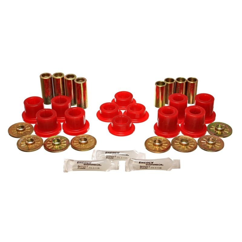 Energy Suspension 92-02 Dodge Viper Red Front Control Arm Bushing Set