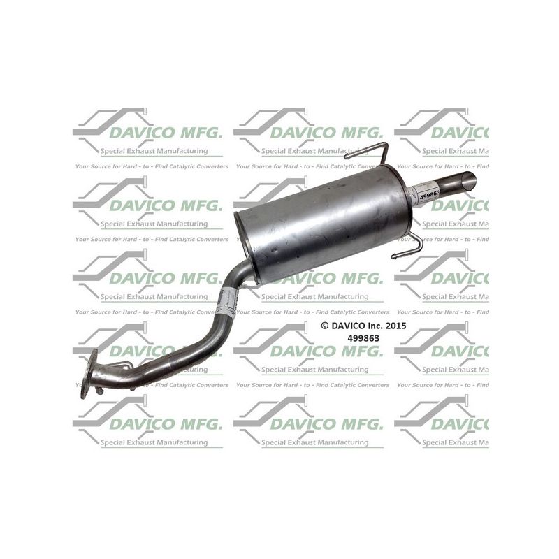 Davico Mfg 499863 Direct fit Muffler