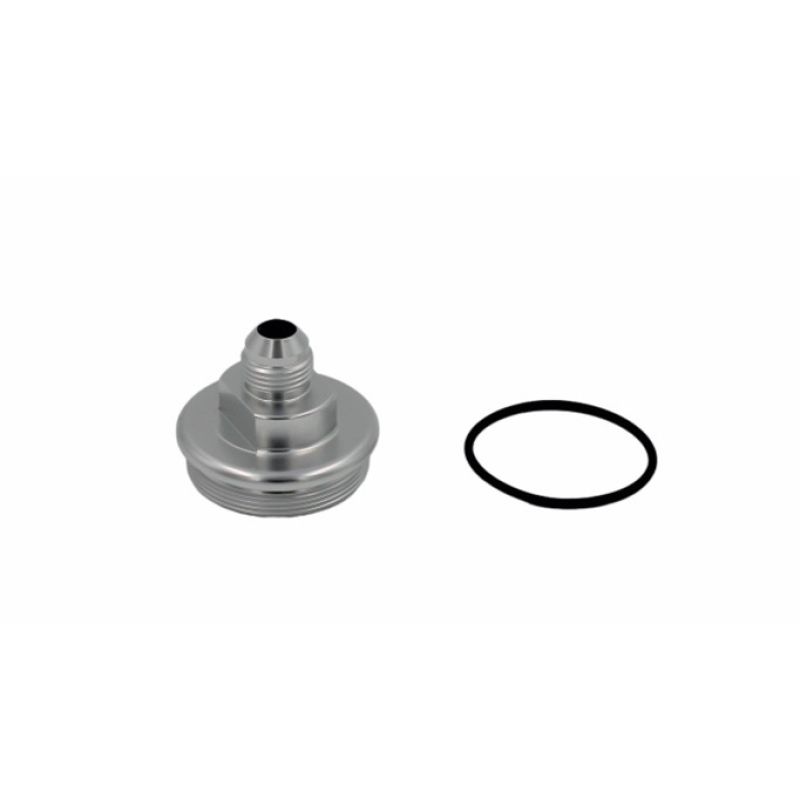 Fuelab 108020101-2 Replacement Filter Cap -8AN Outlet - Clear